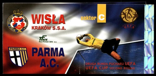 Biglietto 1998 wisła - wisła, cracovia