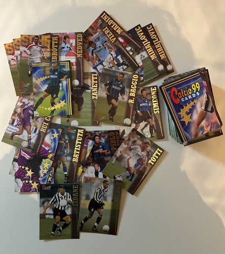 Panini calcio cards - 1998, 1999